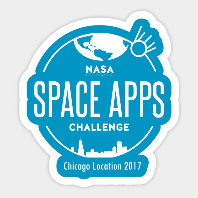 Space Apps Chicago 2017 Sticker by cbfollett